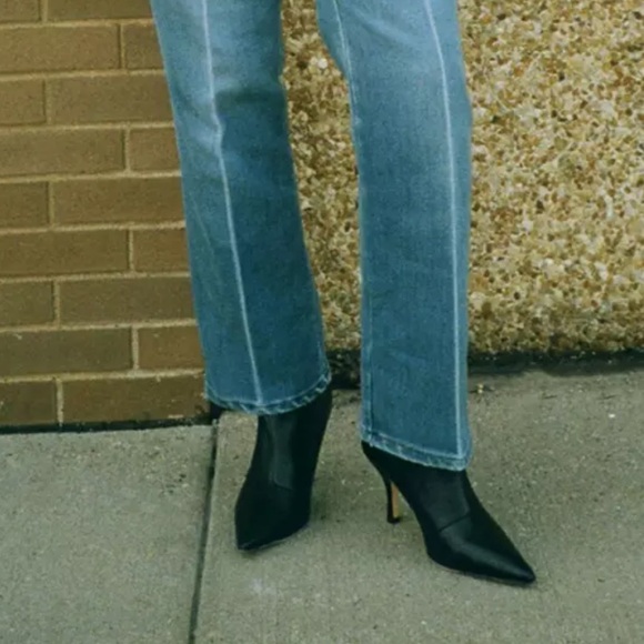 $650 Loeffler Randall Women's Whitney Heel Tall Leather Pull On Boot Black 6.5 - Picture 8 of 14